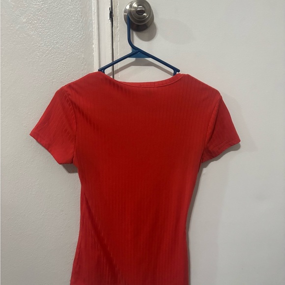 Pink Rue 21 V Neck Tee - Picture 2 of 2